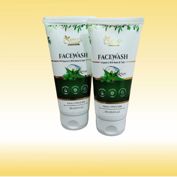 face wash vitamin e with neem & tulsi