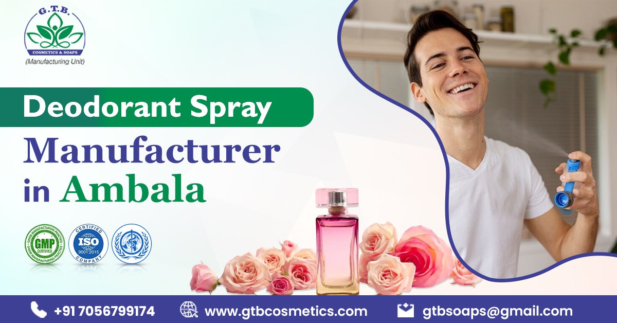 Deodorant Spray Manufacturer in Ambala